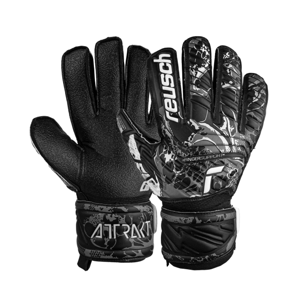 Reusch Attrakt Resist Finger Support Junior 5372610 7700 schwarz 1